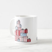 Cadeaux de Noël Café de vacances Mug (Devant gauche)