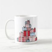 Cadeaux de Noël Café de vacances Mug (Gauche)