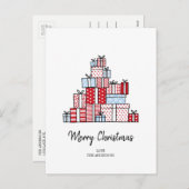 Cadeaux de Noël Carte postale (Devant / Derrière)