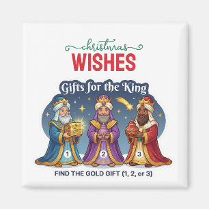 Cadeaux de Noël des Trois Sages Logique Jeu Magnet
