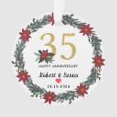 Cadeaux de Noël du 35e anniversaire du Mariage (devant)