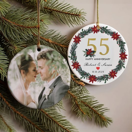 Cadeaux de Noël du 55e anniversaire du Mariage