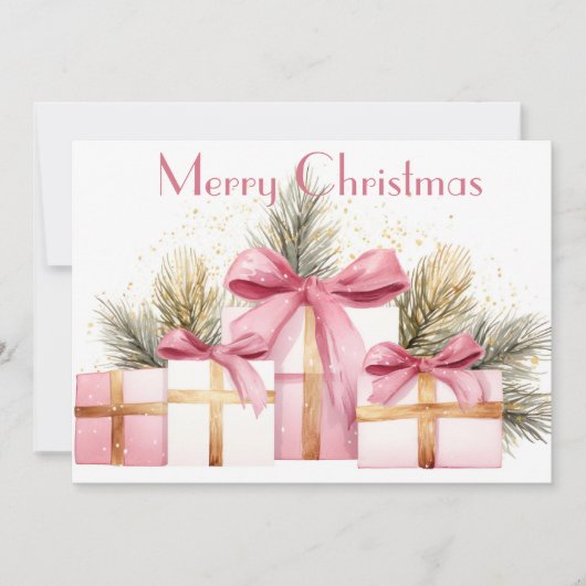 Cadeaux de Noël Festif Carte de vacances Apparteme (Devant)