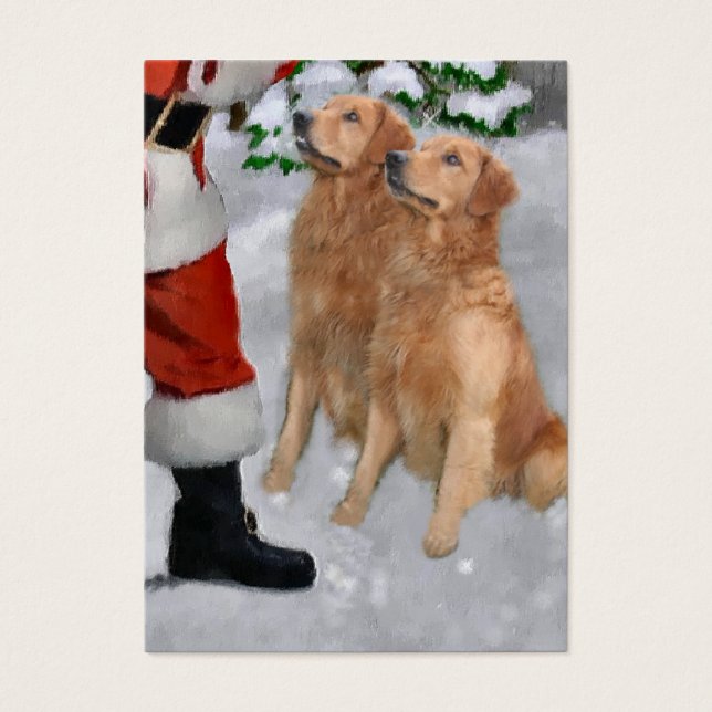 Cadeaux de Noël Golden Retriever (Devant)