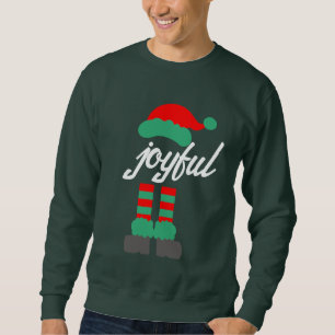 Cadeaux de Noël Joyful Père Noël Sweatshirt Swea