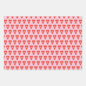 Cadeaux de Noël Papier rouge et rose (Devant 3)