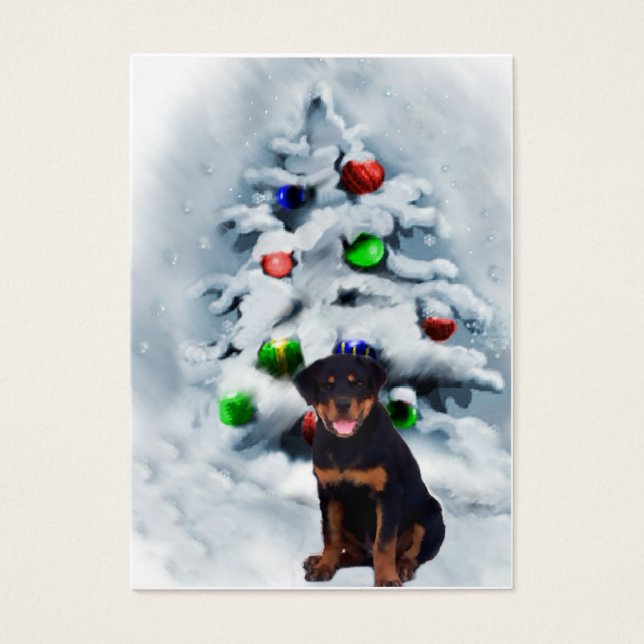 Cadeaux de Noël Rottweiler (Devant)