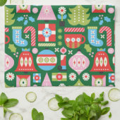 Cadeaux de Noël Serviettes de cuisine (Plié)