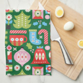 Cadeaux de Noël Serviettes de cuisine (Quart Plié)