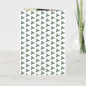 Cadeaux de Noël sur une carte de Noël (Dos)