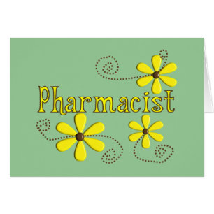 Cadeaux de pharmacien, marguerites jaunes