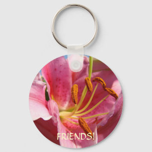 Cadeaux de porte-clés FRIENDS Fleurs de lys calla 