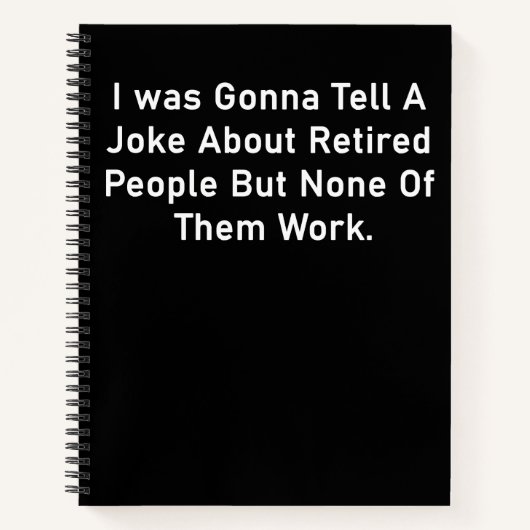 Cadeaux de retraite pour femmes Carnet amusant, in (Devant)