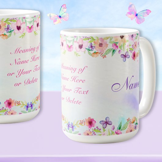 Cadeaux de signification de nom, Tasses de signifi