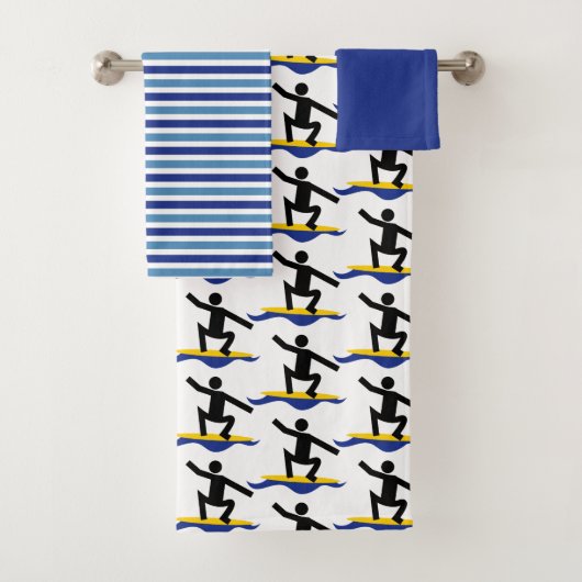 Cadeaux de surf, surfer sur sa planche de surf (En situation)