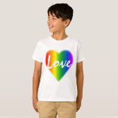 Cadeaux de T-shirt du gay pride de l'enfant de (Devant entier)