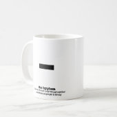 Cadeaux de tasse de grammaire de ponctuation pour (Devant gauche)