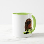Cadeaux de tasses Commencez par une gorgée (Devant droit)