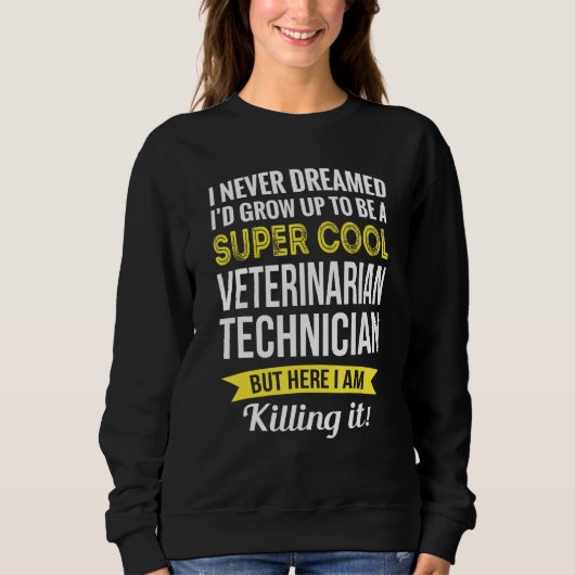 Cadeaux de Tshirt de Technicien Vétérinaire Super (Devant)