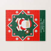 Cadeaux de vacances de baseball Jigsaw Puzzle (Horizontal)