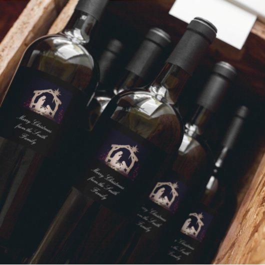 Cadeaux de vacances/mariage Joyeux Étiquette de vi