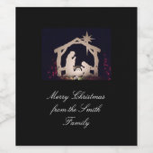 Cadeaux de vacances/mariage Joyeux Étiquette de vi (Étiquettes simples)