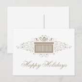 Cadeaux de vacances Présente Carte postale de Noël (Devant / Derrière)