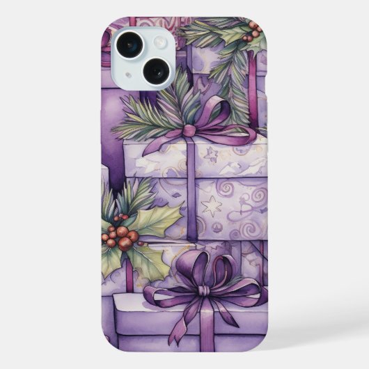 CADEAUX DE VACANCES VIOLETS (Verso)