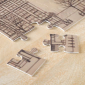 Cadeaux de Vancouver Gastown de puzzle de souvenir (Côté)