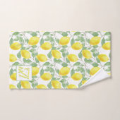 Cadeaux Décoratifs Monogramme de Citronnier Frais (Serviette à main)