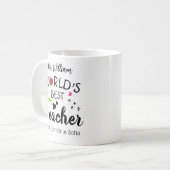 Cadeaux d'enseignant customisés - Meilleure Mug d' (Devant gauche)
