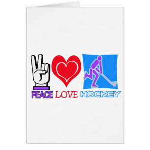 CADEAUX D'HOCKEY D'AMOUR DE PAIX