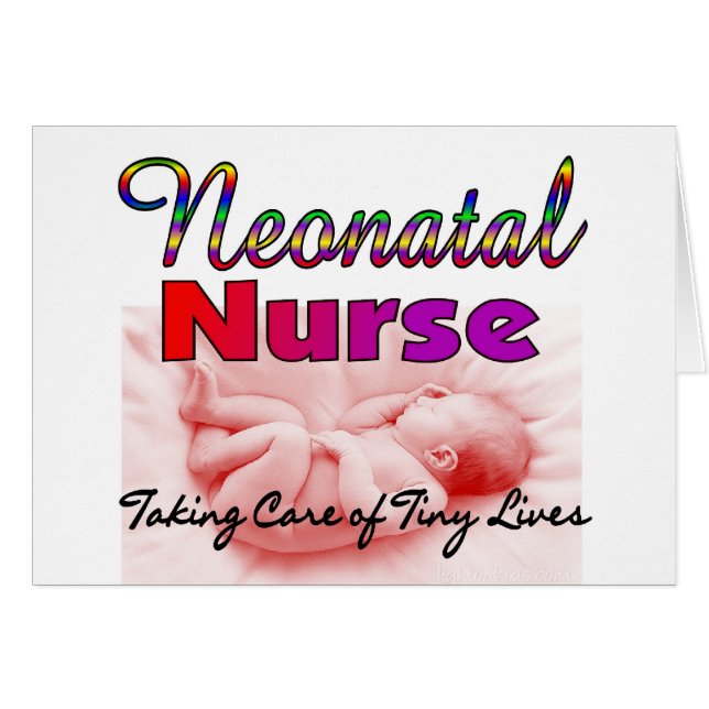 Cadeaux d'infirmière de Neonatal/NICU (Devant horizontal)