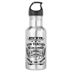 Cadeaux drôles de bouteilles d'eau de professeur