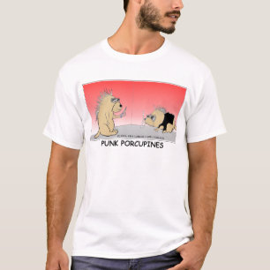 Cadeaux Drôles de Punk Porcupines T-shirts et Obje
