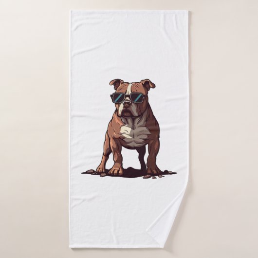 Cadeaux du propriétaire de Pitbull (Serviette de bain)