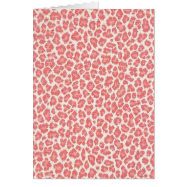 Cadeaux Empreintes de léopard roses et crème (Devant)