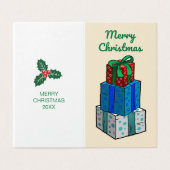 Cadeaux et cadeaux de Noël (Outside Unfolded)