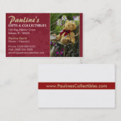 Cadeaux et carte de visite de magasin d'objet de (Devant / Derrière)