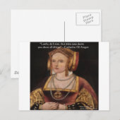 Cadeaux et Cartes de Citation d'Amour de Catherine (Devant / Derrière)