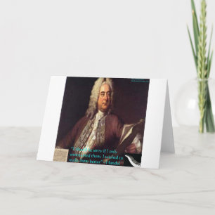 Cadeaux et Cartes de Citation de Handel pour Améli