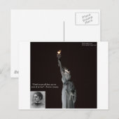 Cadeaux et Cartes Emma Lazarus & Statue de la Libe (Devant / Derrière)