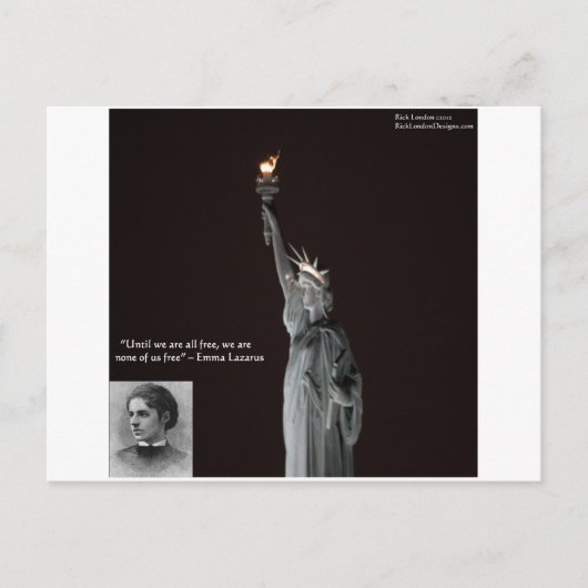 Cadeaux et Cartes Emma Lazarus & Statue de la Libe (Devant)