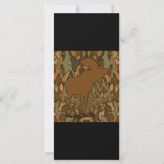 Cadeaux et invitations de Moose Camouflage (Devant)