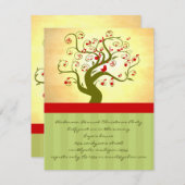 Cadeaux et invitations pour l'arbre à tourbillons (Devant / Derrière)