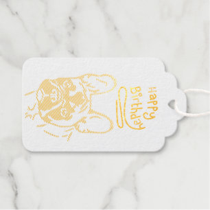 Cadeaux Étiquettes de cadeau en feuille French Bulldog