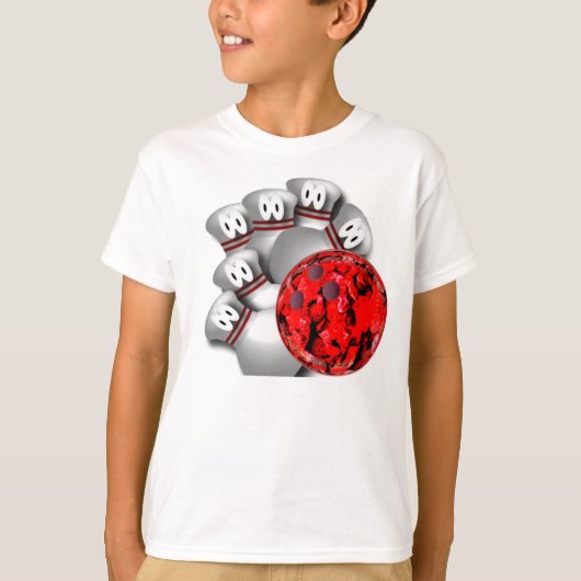 Cadeaux faits sur commande de T-shirts de bowling (Devant)