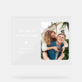 Cadeaux Fiançailles uniques pour lui Couple engagé (Recto)