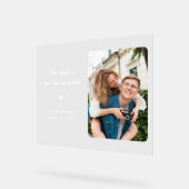 Cadeaux Fiançailles uniques pour lui Couple engagé (Angle)