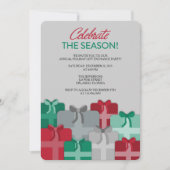 Cadeaux - Invitation de la fête d'échange de cadea (Devant)